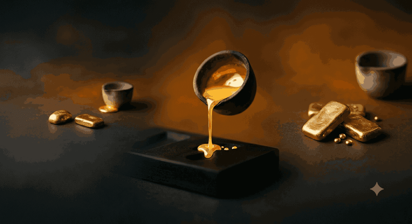 طلای آب شده چیست ؟
